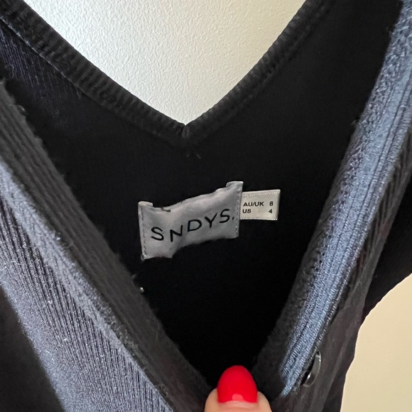 SUNDAYS THE LABEL MAXI DOUBLE LINED DRESS - Picture 4 of 4